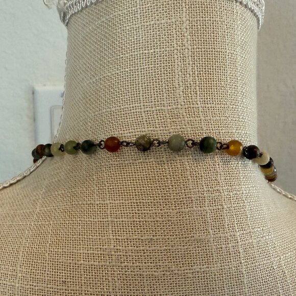 Vintage AB Pendant and Religious Medal Necklace - Picture 7 of 9